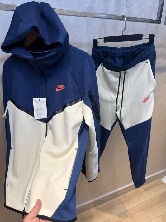 NIKE TECH FLEECE KOMPLET - Plavo/Beli
